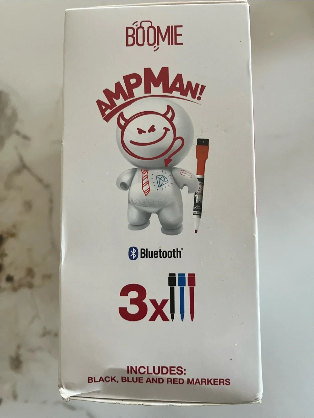 Ampman Portable Mini Wireless Speaker - White